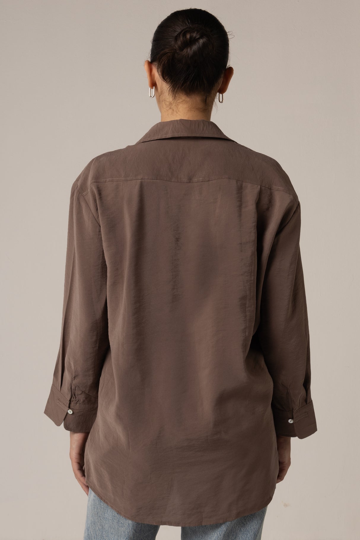 Utility Pocket Shirt - Brown