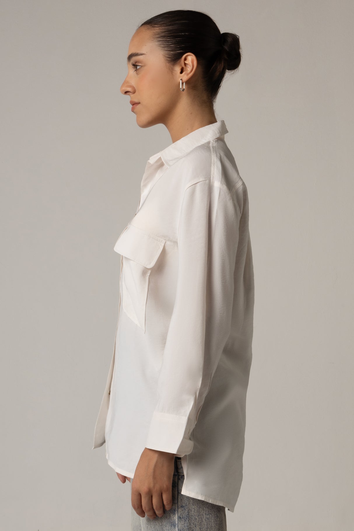 Utility Pocket Shirt - Off-White