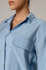 Utility Pocket Shirt - Blue