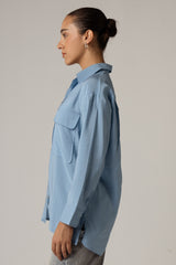 Utility Pocket Shirt - Blue