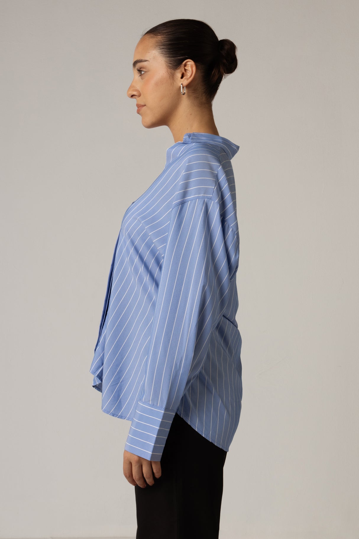 Classic Blue Striped Shirt