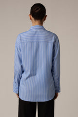 Classic Blue Striped Shirt