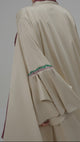 Hand Beaded Satin Abaya