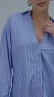 Classic Blue Striped Shirt